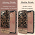 Wild Metallic Leopard Custom Name iPhone Case - Gold